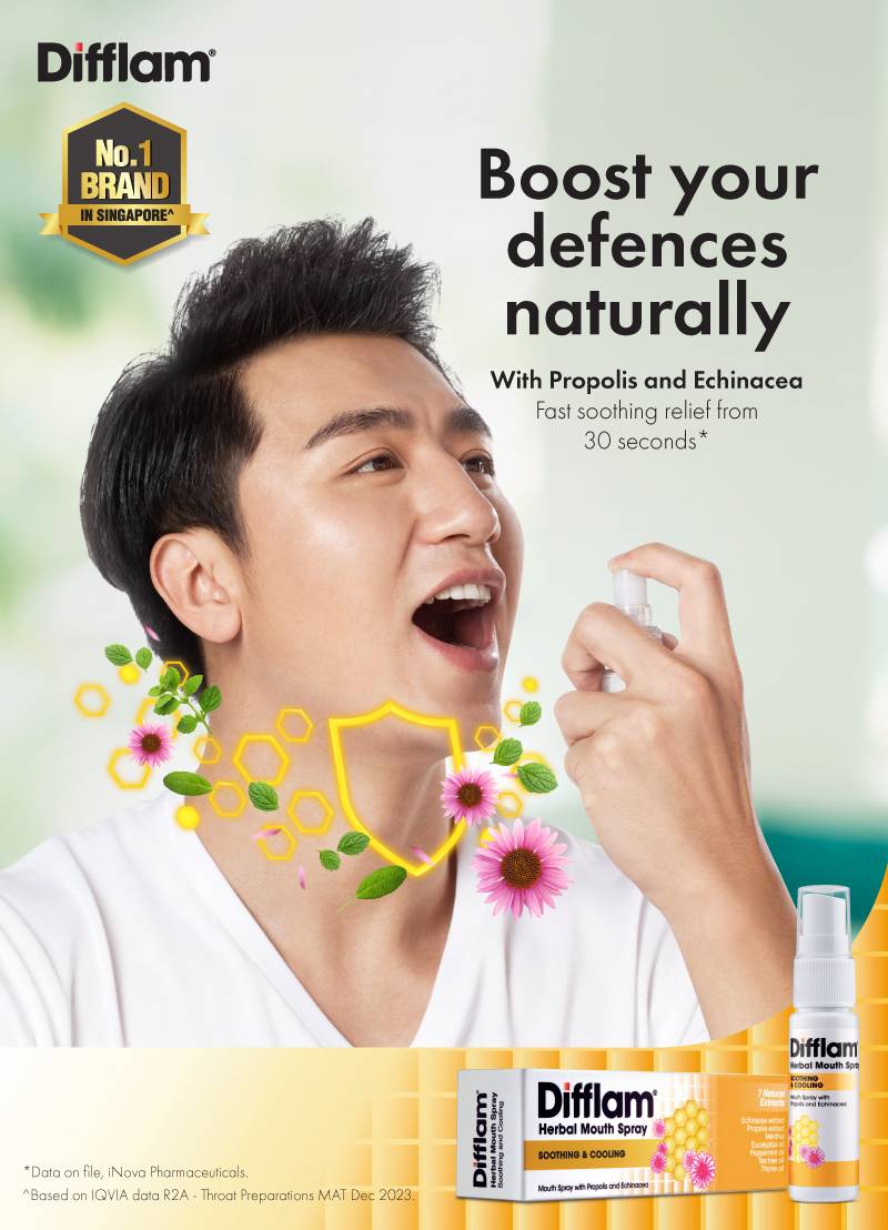 Sore throat remedies & oral health | Difflam /Singapore